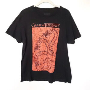 Game of Thrones Dragons Print T-Shirt Cotton Unisex Stark Targaryen Lannister